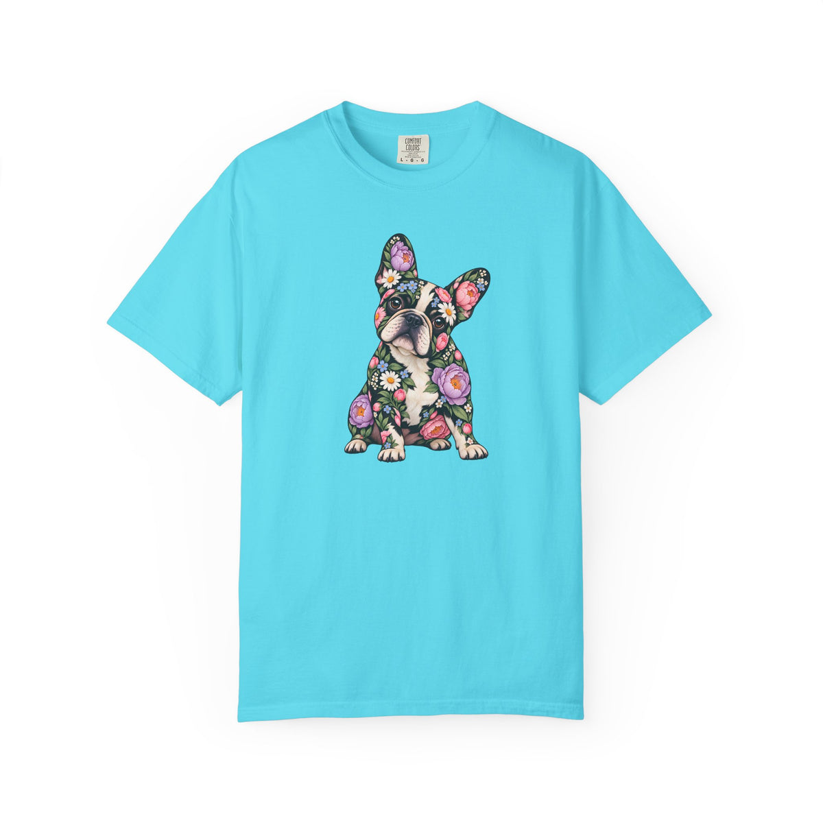 Floral French Bulldog T-Shirt