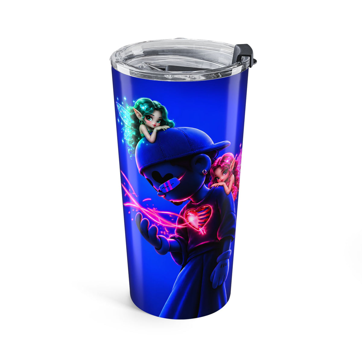 20 Oz Tumbler inspirado en Omar Courtz – Neon Heart