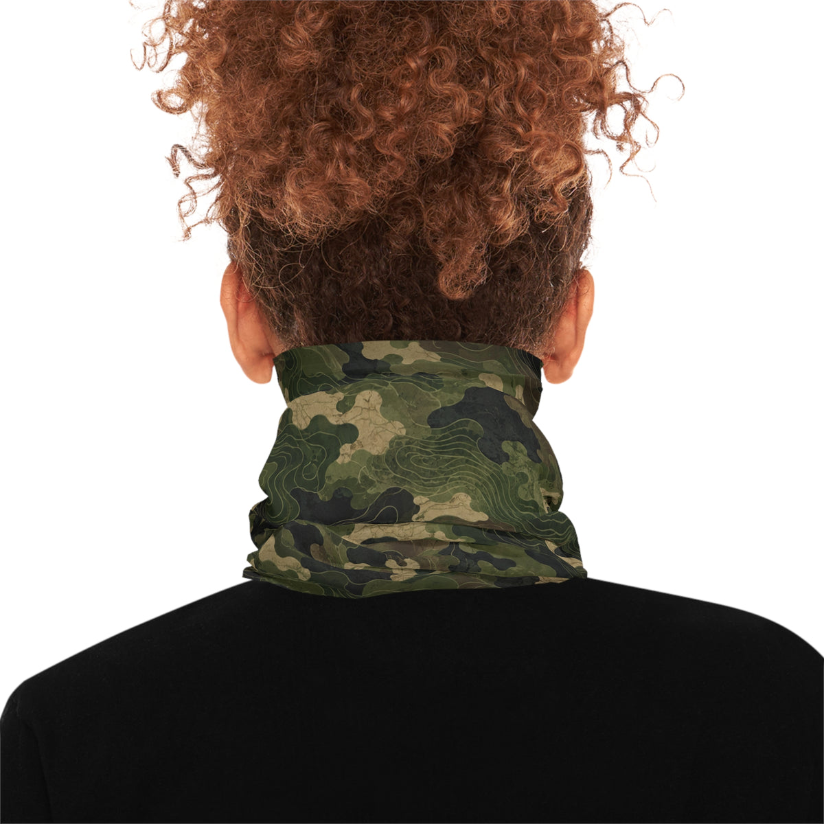 Camo Topo Neck Gaiter — Lightweight Outdoor Face Mask & Bandana