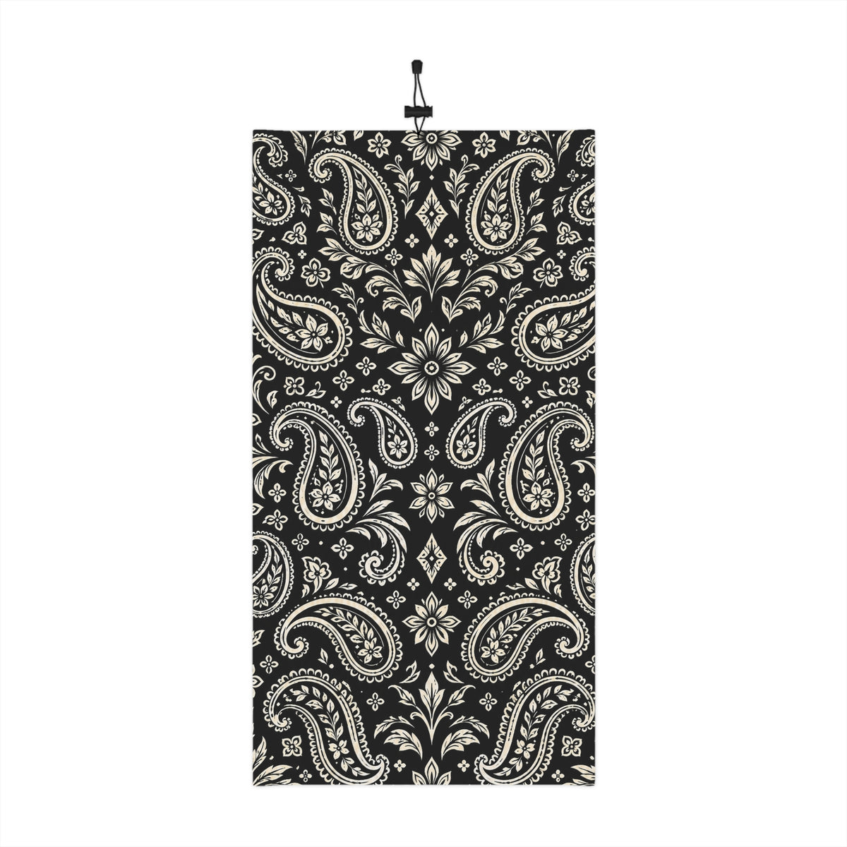 Skull Paisley Winter Neck Gaiter with Drawstring
