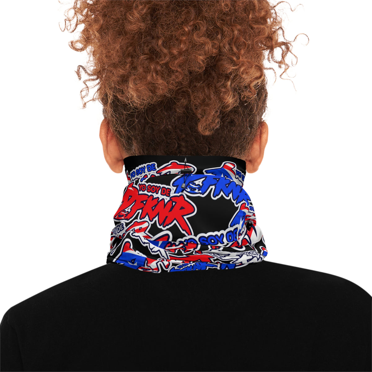 "Yo Soy De PFKNR" Sticker Bomb Winter Neck Gaiter