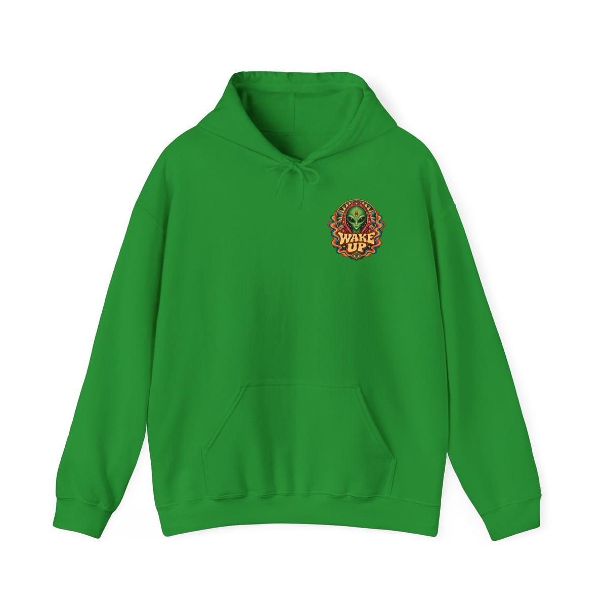 Wake Up Psychedelic Art Hoodie