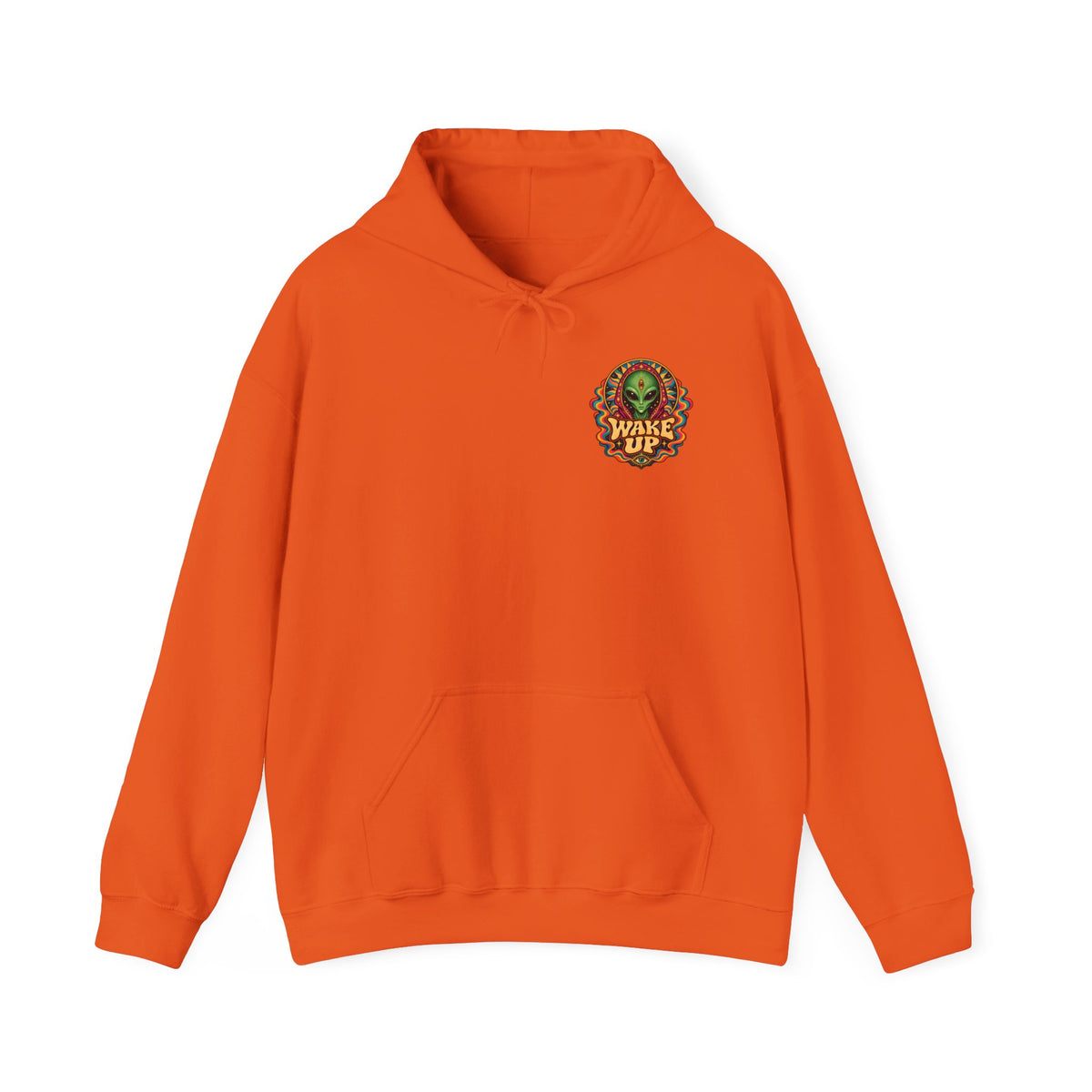 Wake Up Psychedelic Art Hoodie