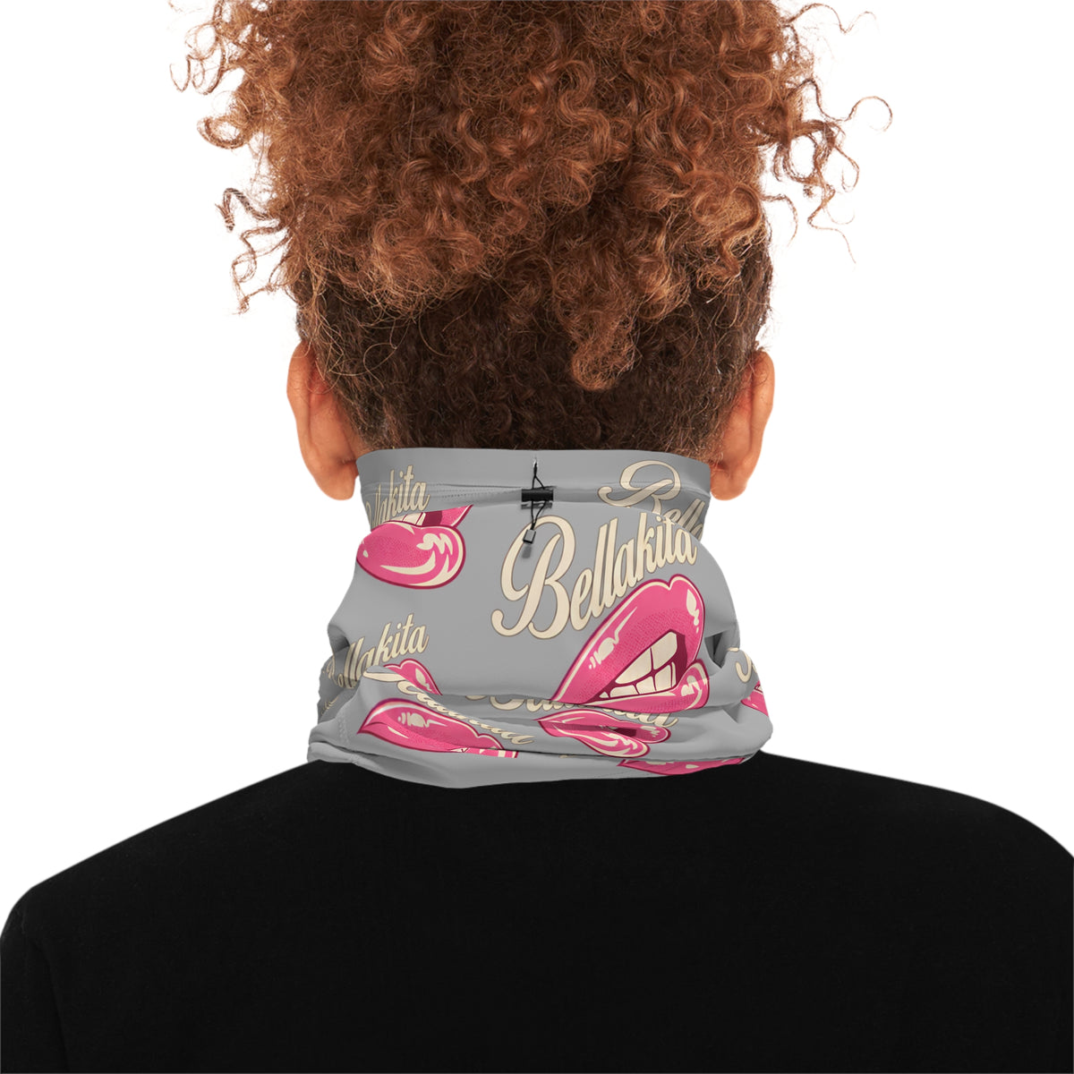 Bellakika Pink Lips Winter Neck Gaiter