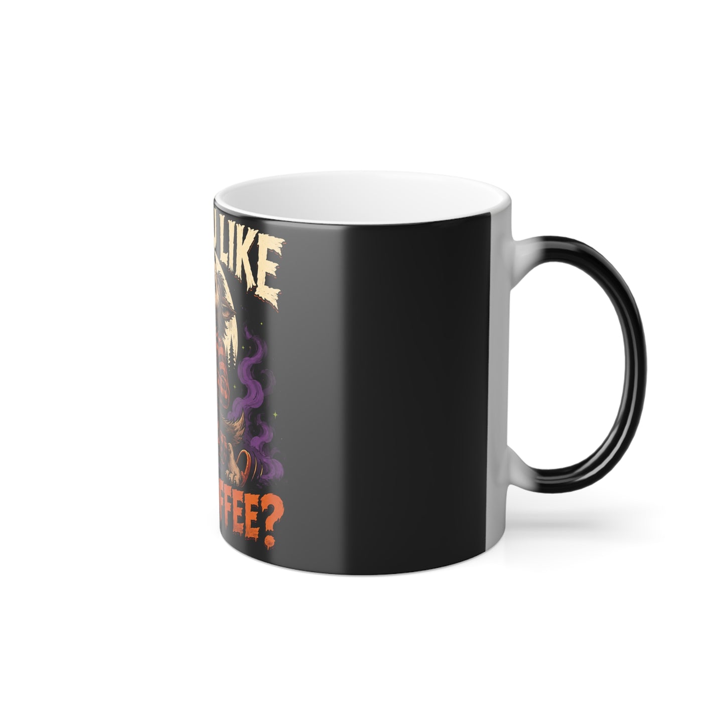 Howl You Like Your Coffee? Color-Changing Mug — Werewolf Coffee Lover 11oz