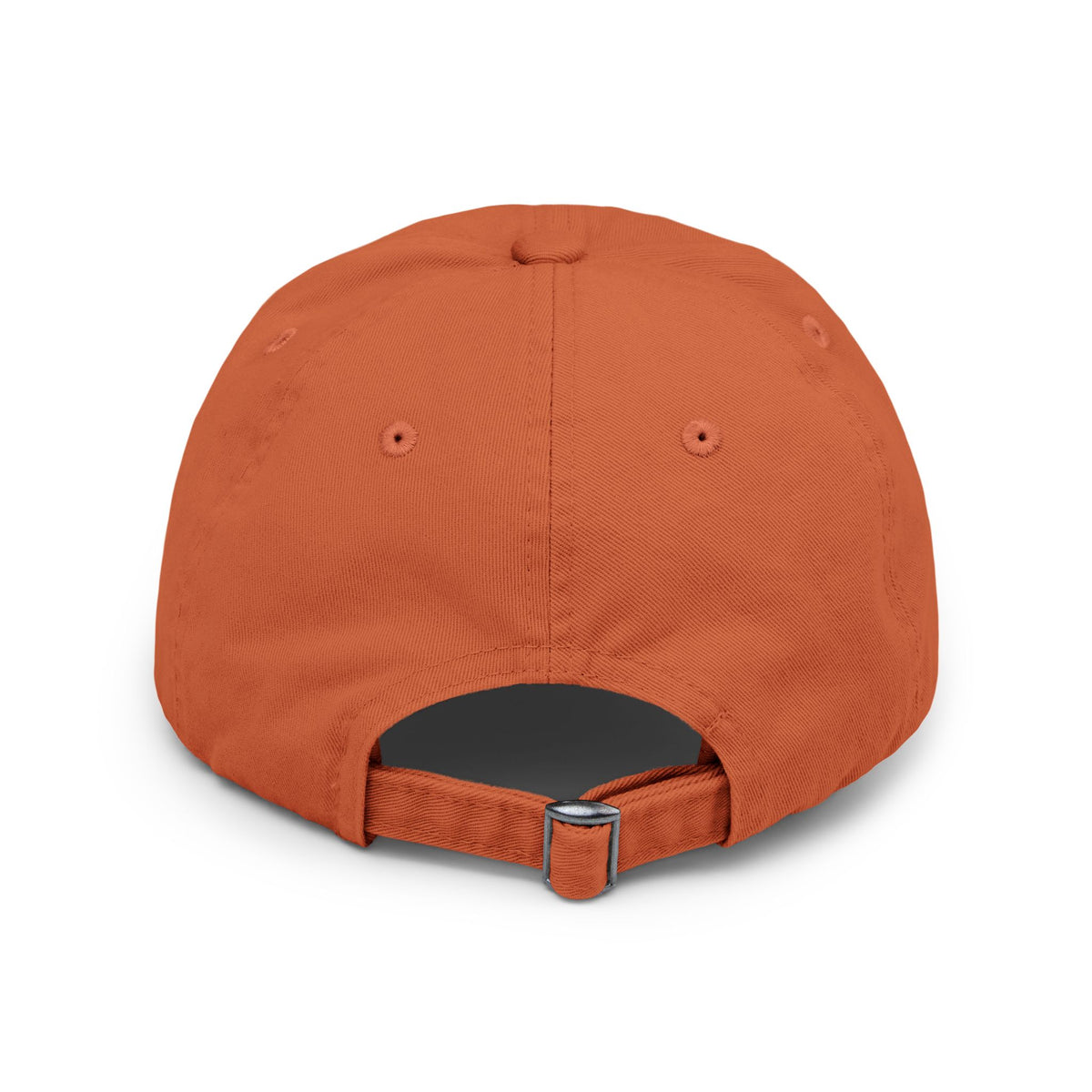 Distressed Cap — Flaming Skull with Rose