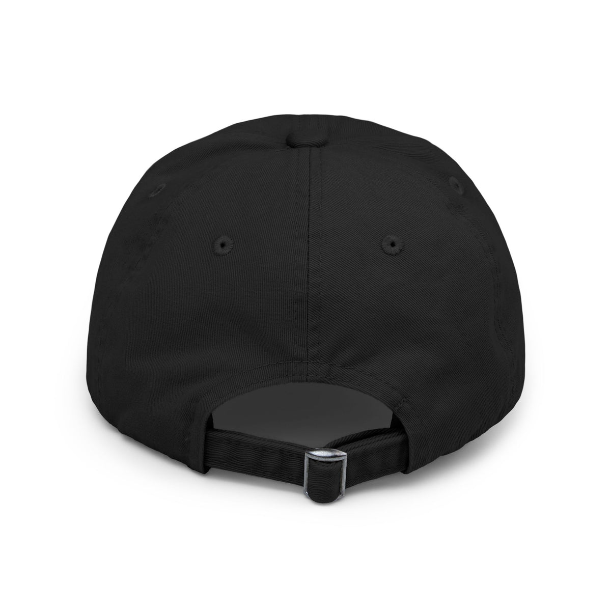 Distressed Cap — Flaming Skull with Rose