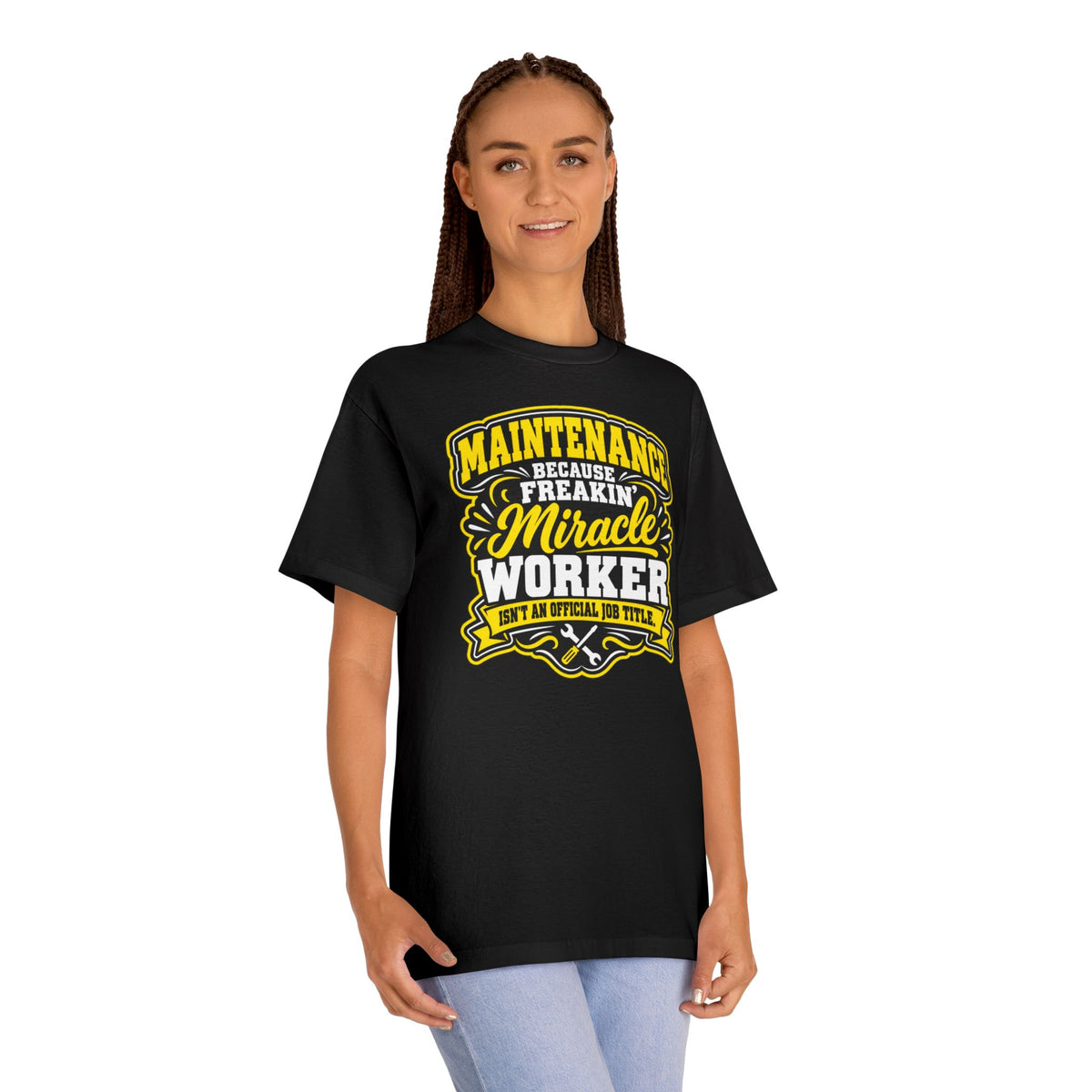 Maintenance Miracle Worker T-Shirt — Funny Maintenance Crew Tee