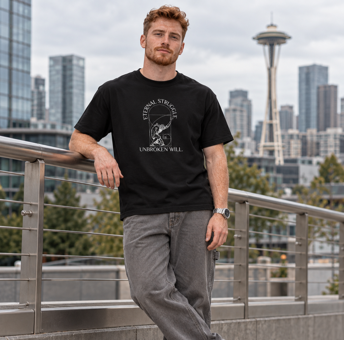 Eternal Strength Unbroken Will Inspirational T-Shirt