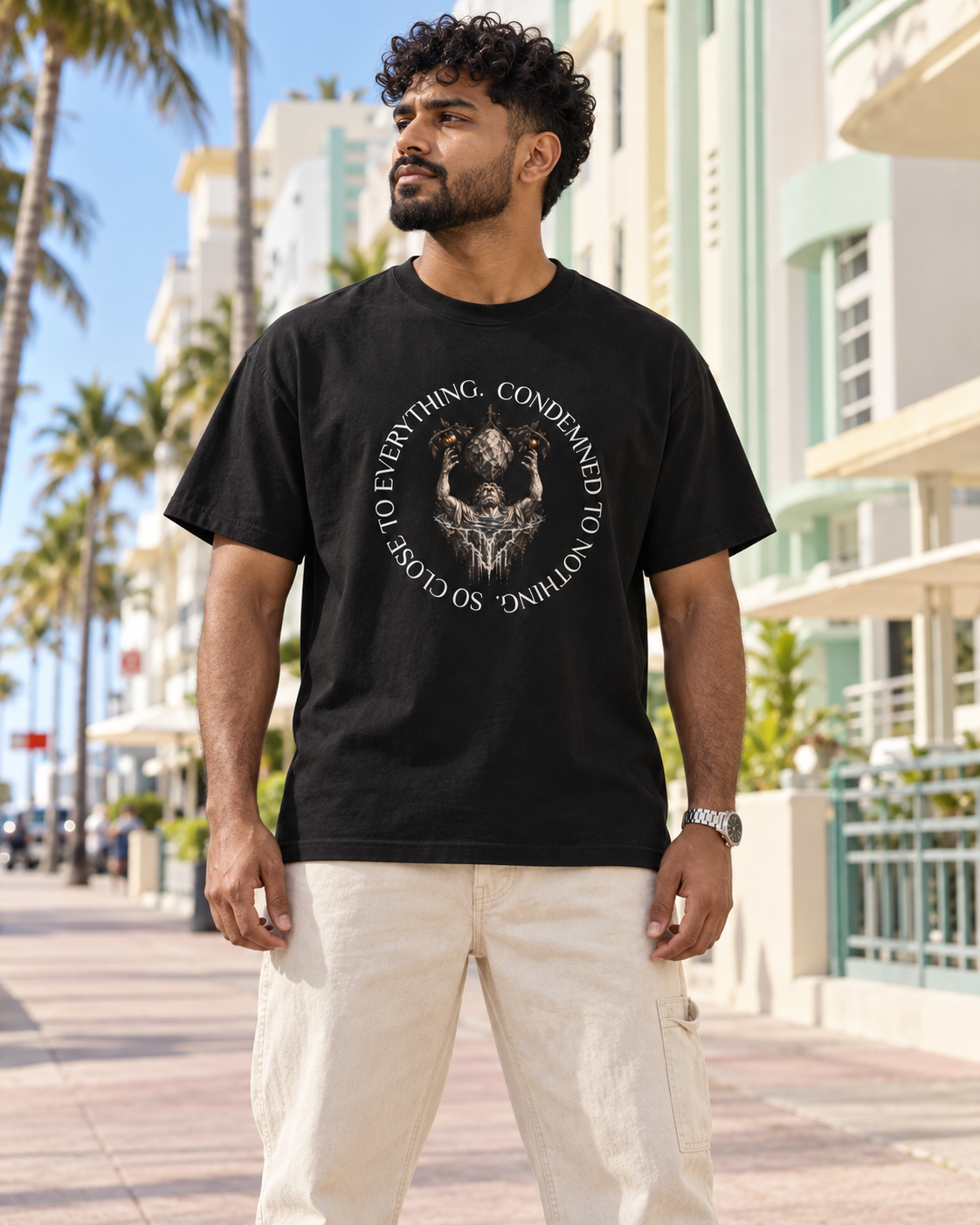 So close to Everything, Condemned to Nothing. | Art Graphic T-Shirt