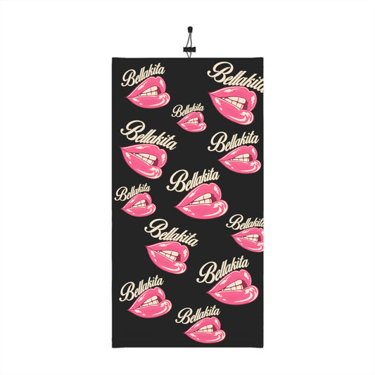 Winter Neck Gaiter with Drawstring – Bellakita Pink Lips Design
