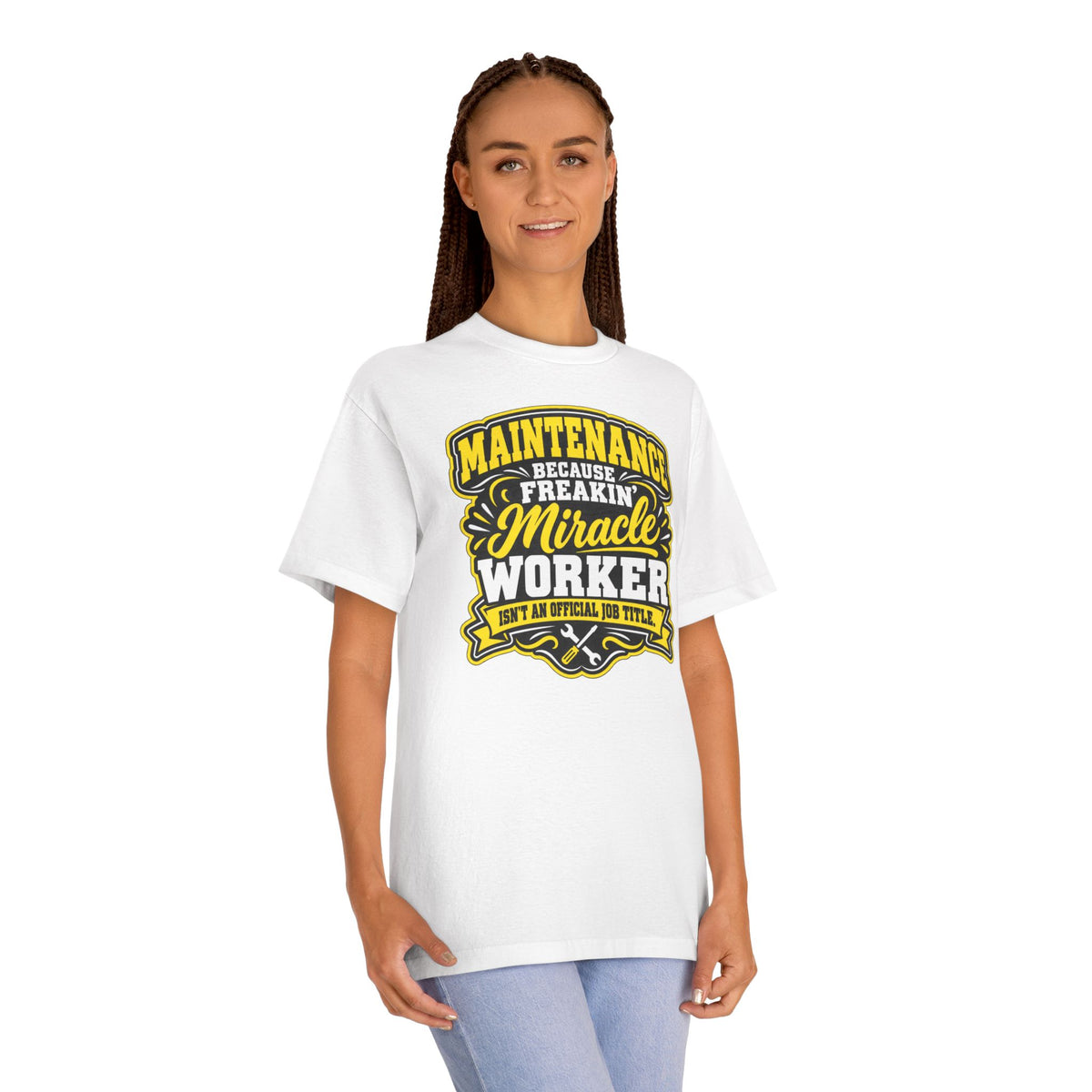 Maintenance Miracle Worker T-Shirt — Funny Maintenance Crew Tee