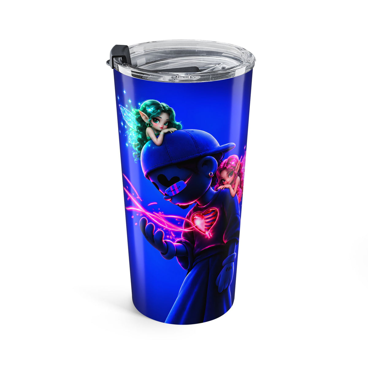 20 Oz Tumbler inspirado en Omar Courtz – Neon Heart