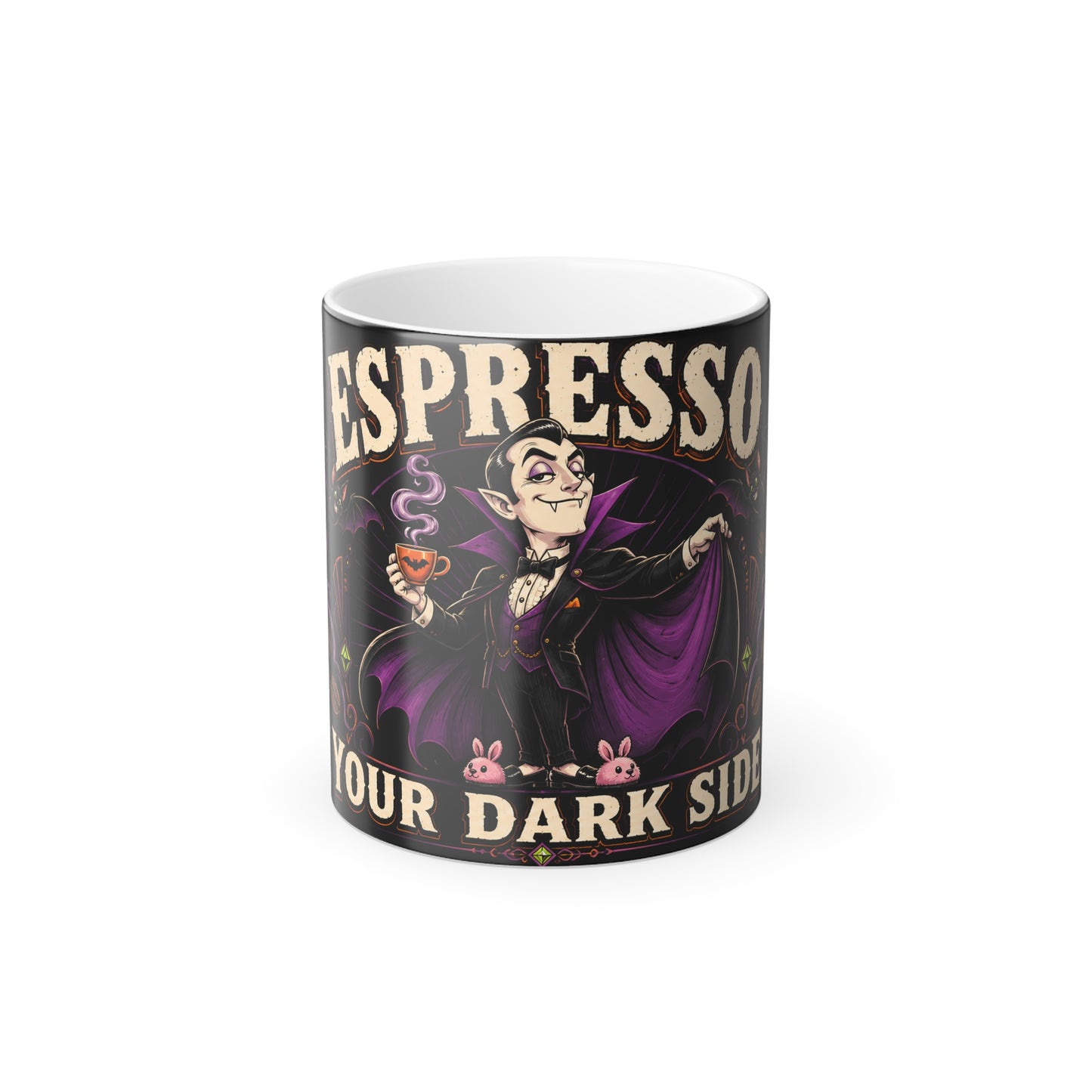 Espresso Your Dark Side Color-Changing Mug — 11oz Vampire Coffee Cup