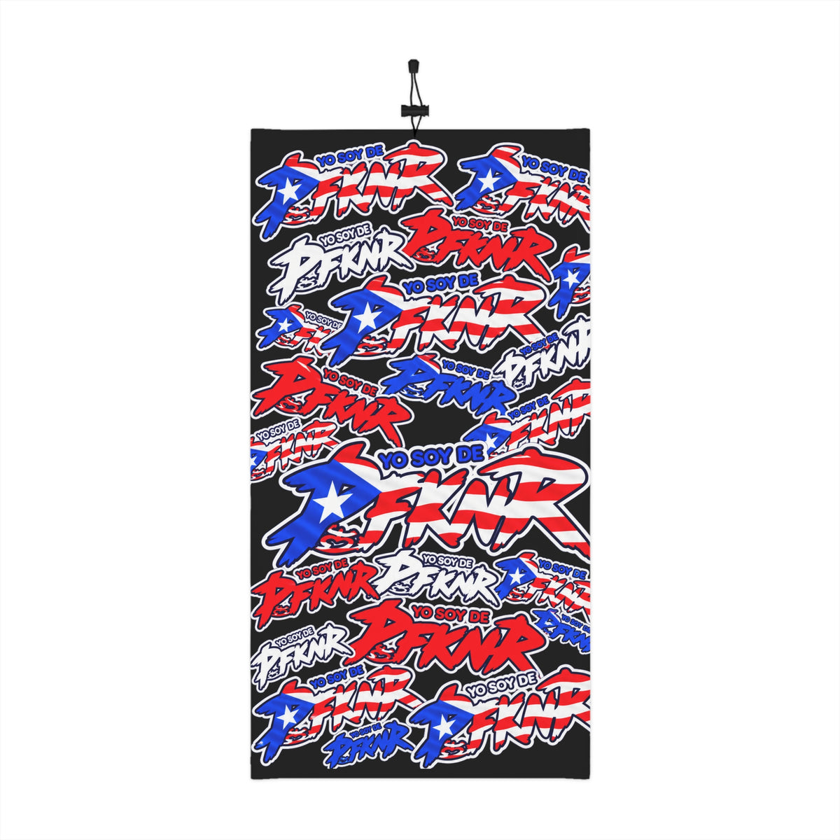 "Yo Soy De PFKNR" Sticker Bomb Winter Neck Gaiter