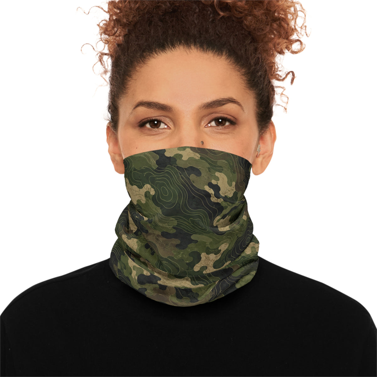 Camo Topo Neck Gaiter — Lightweight Outdoor Face Mask & Bandana