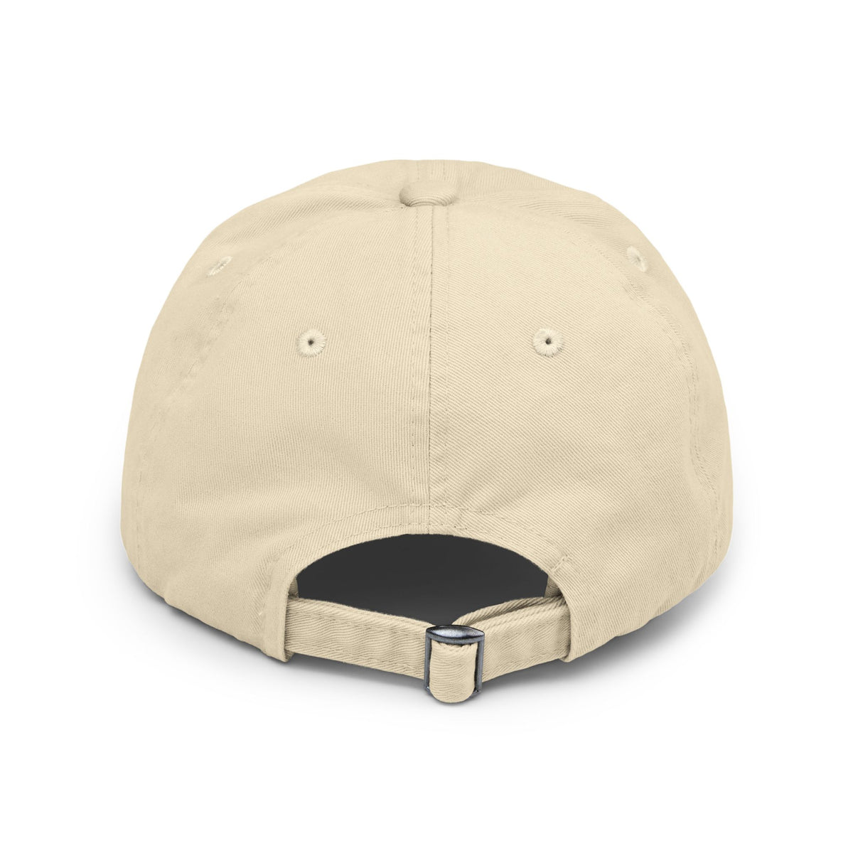 Distressed Cap — Flaming Skull with Rose