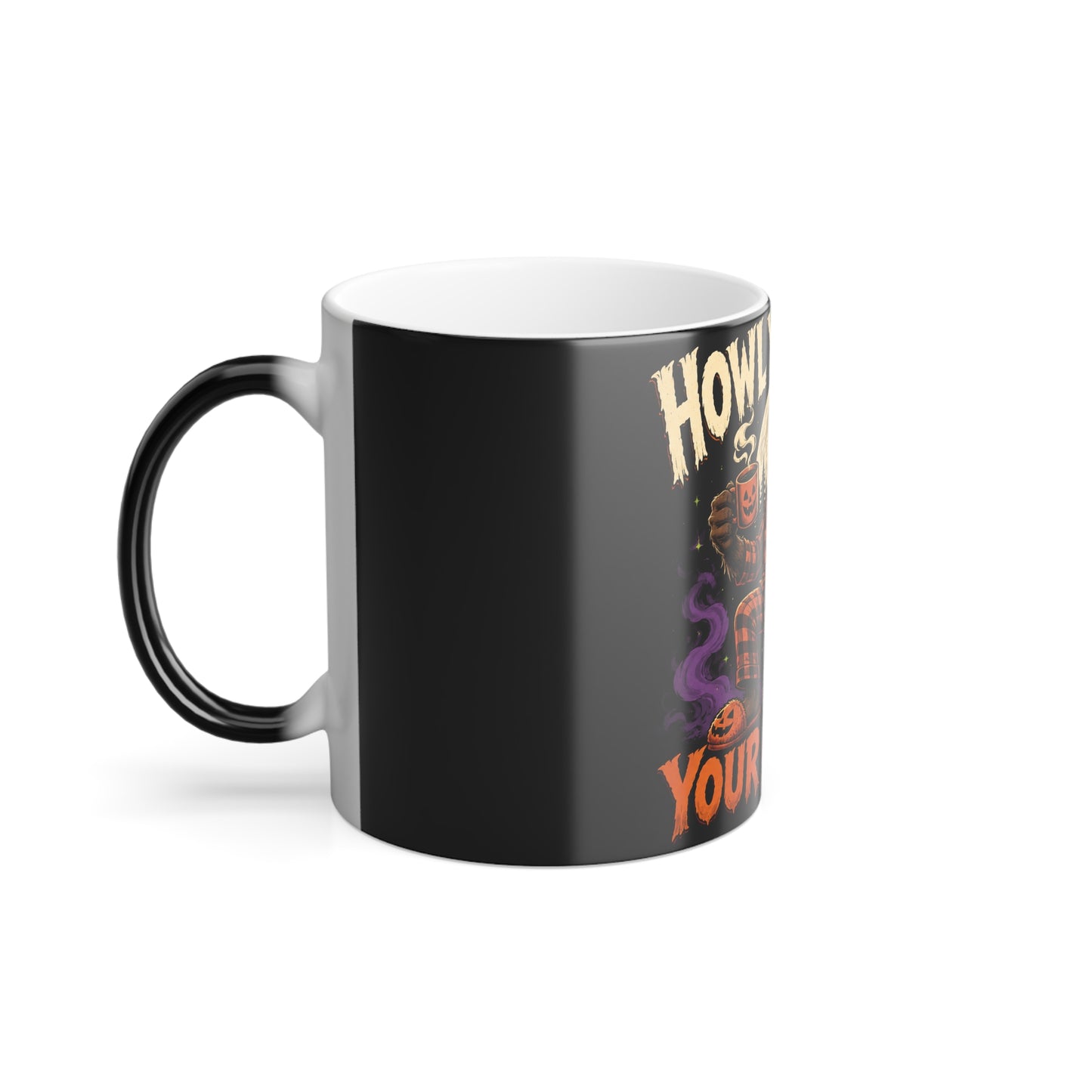 Howl You Like Your Coffee? Color-Changing Mug — Werewolf Coffee Lover 11oz