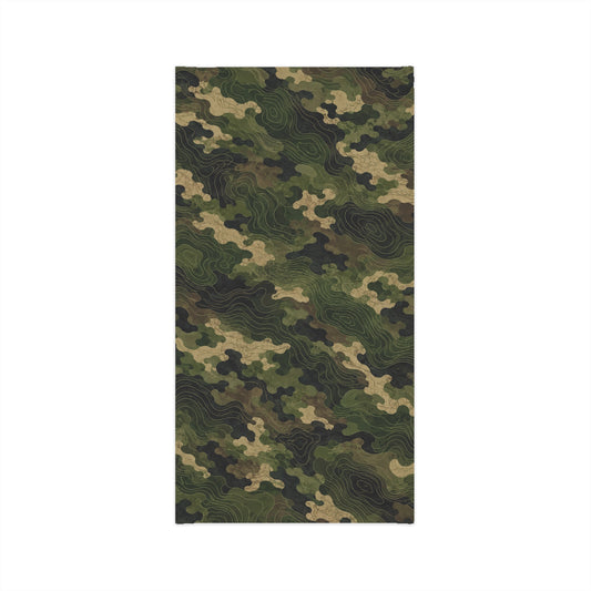 Camo Topo Neck Gaiter — Lightweight Outdoor Face Mask & Bandana