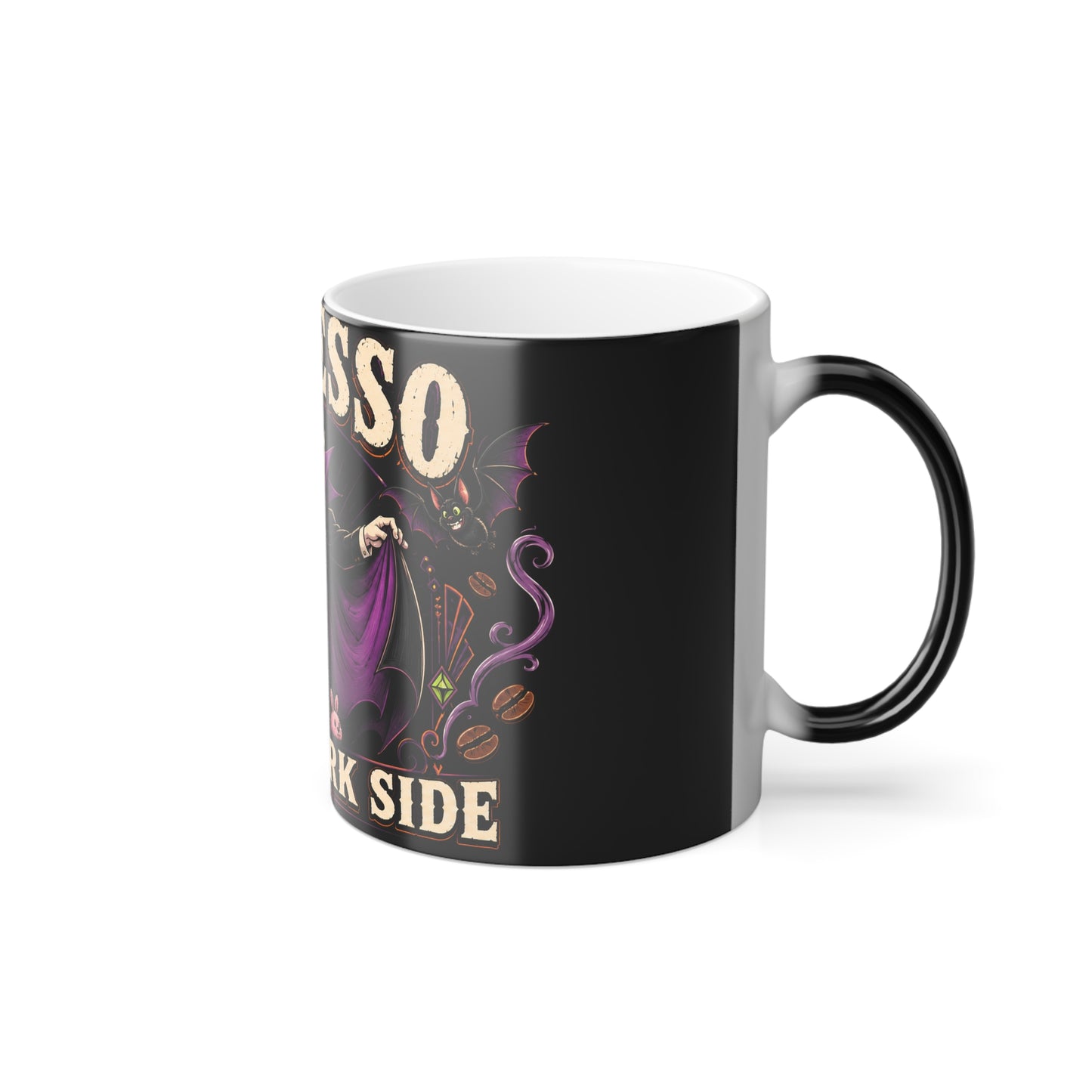 Espresso Your Dark Side Color-Changing Mug — 11oz Vampire Coffee Cup