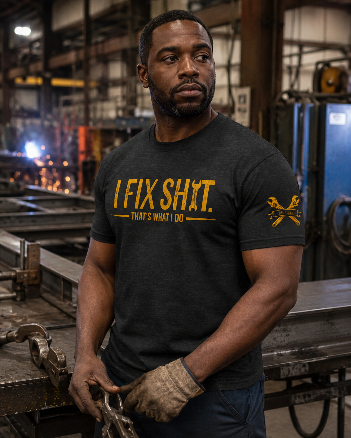 Custom - I Fix Sh!T That's What I Do - Funny Gifts Unisex T-Shirt