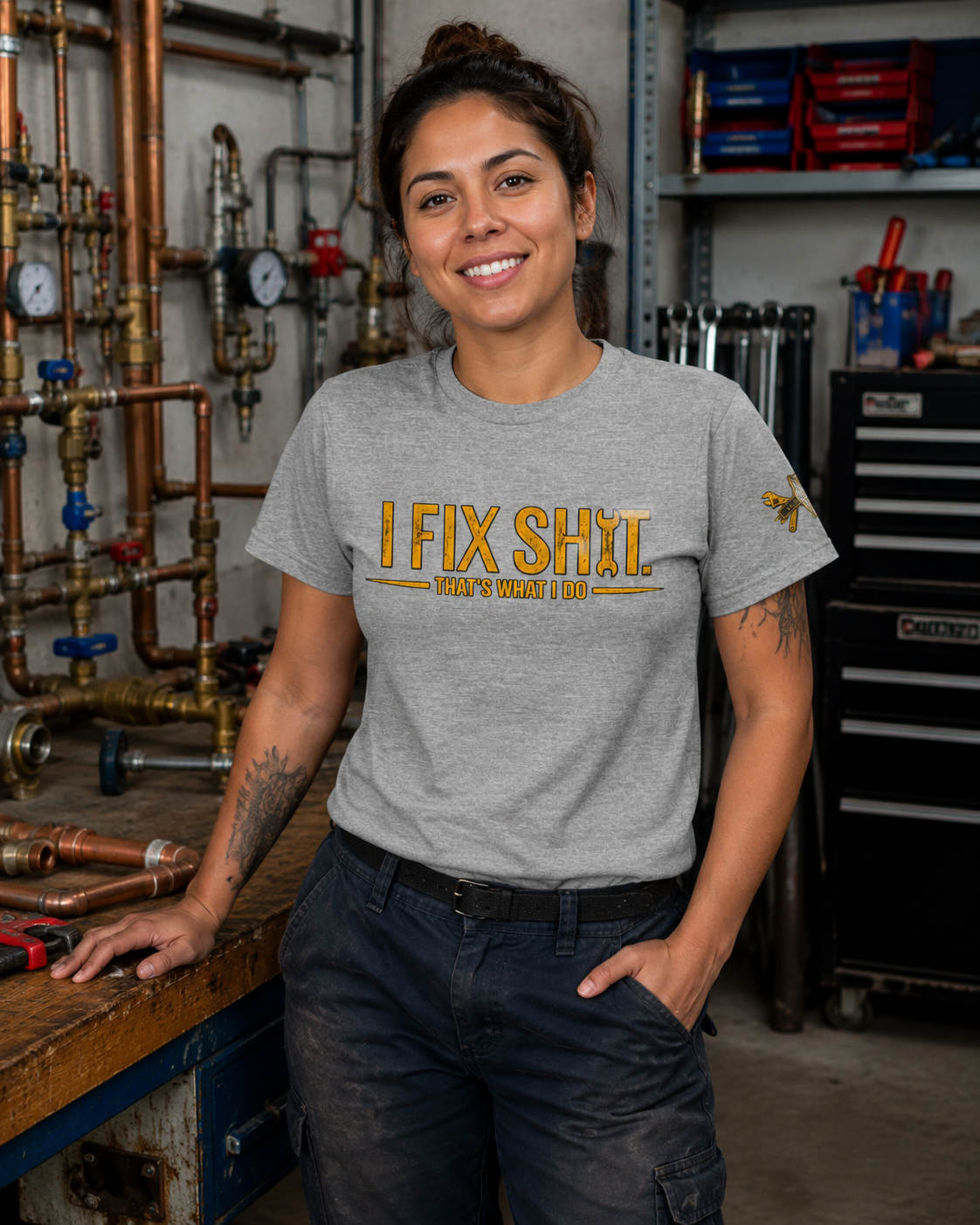 Custom - I Fix Sh!T That's What I Do - Funny Gifts Unisex T-Shirt