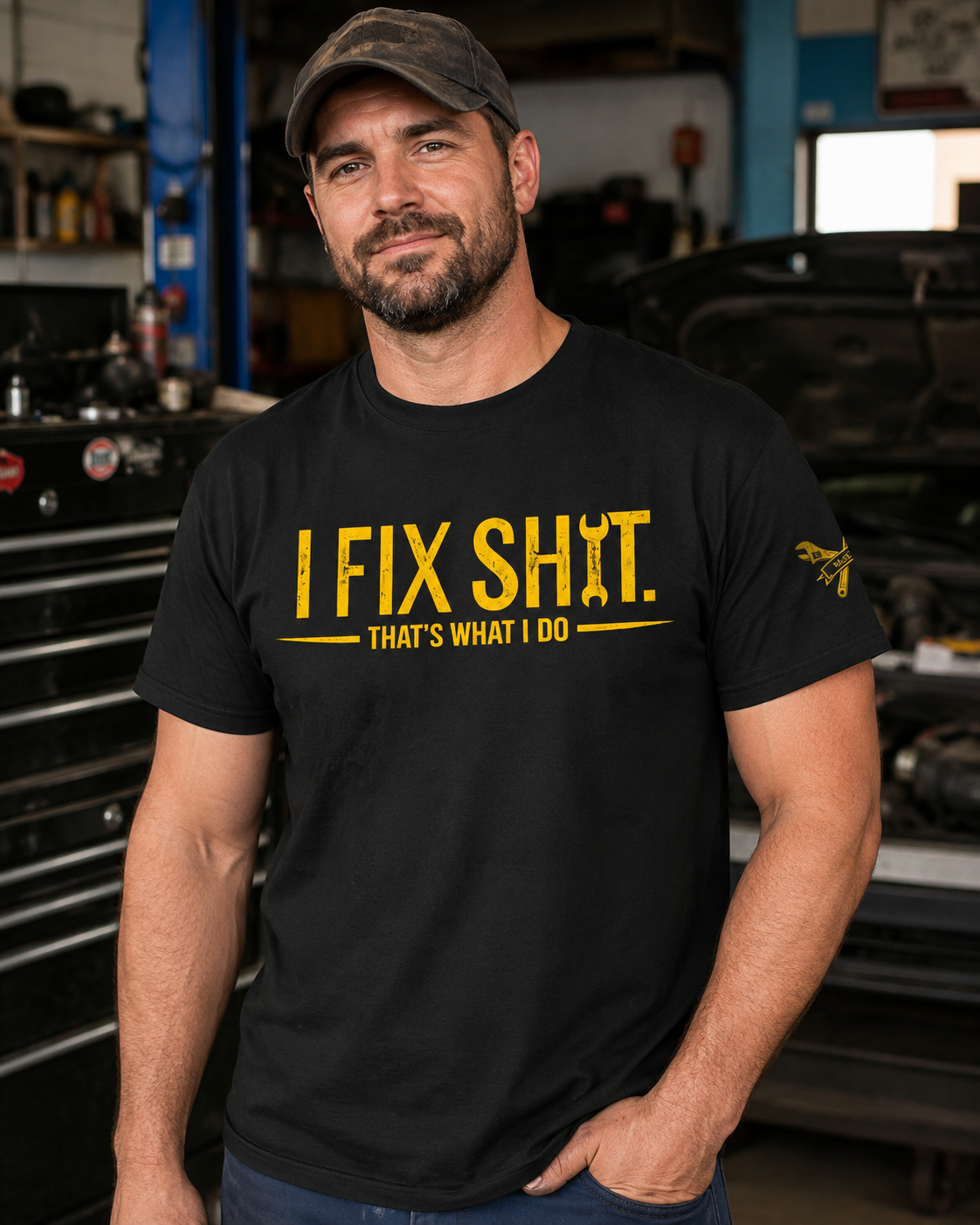 Custom - I Fix Sh!T That's What I Do - Funny Gifts Unisex T-Shirt