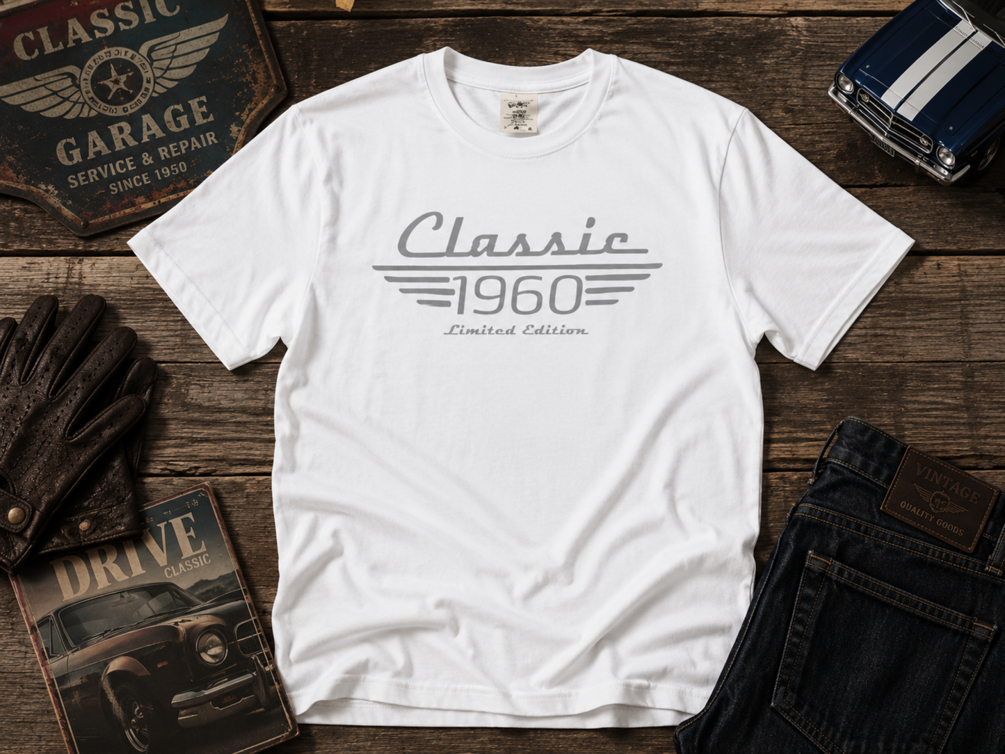 Custom (Year) - Classic Limited Edition Retro T-Shirt