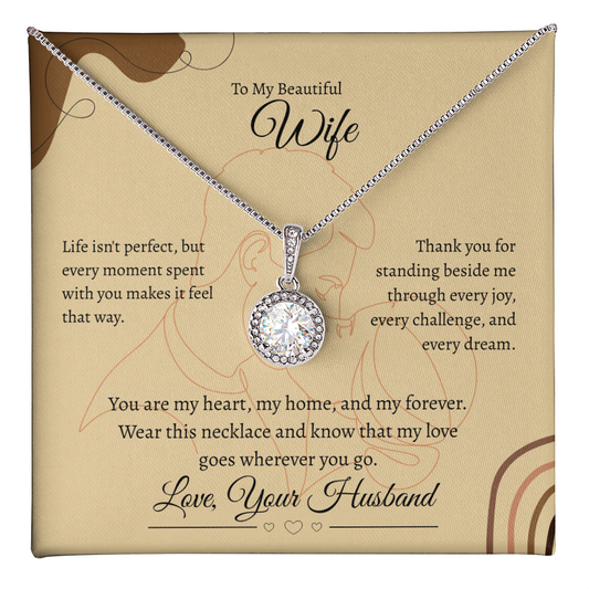 To My Beautiful Wife | Eternal Hope Necklace