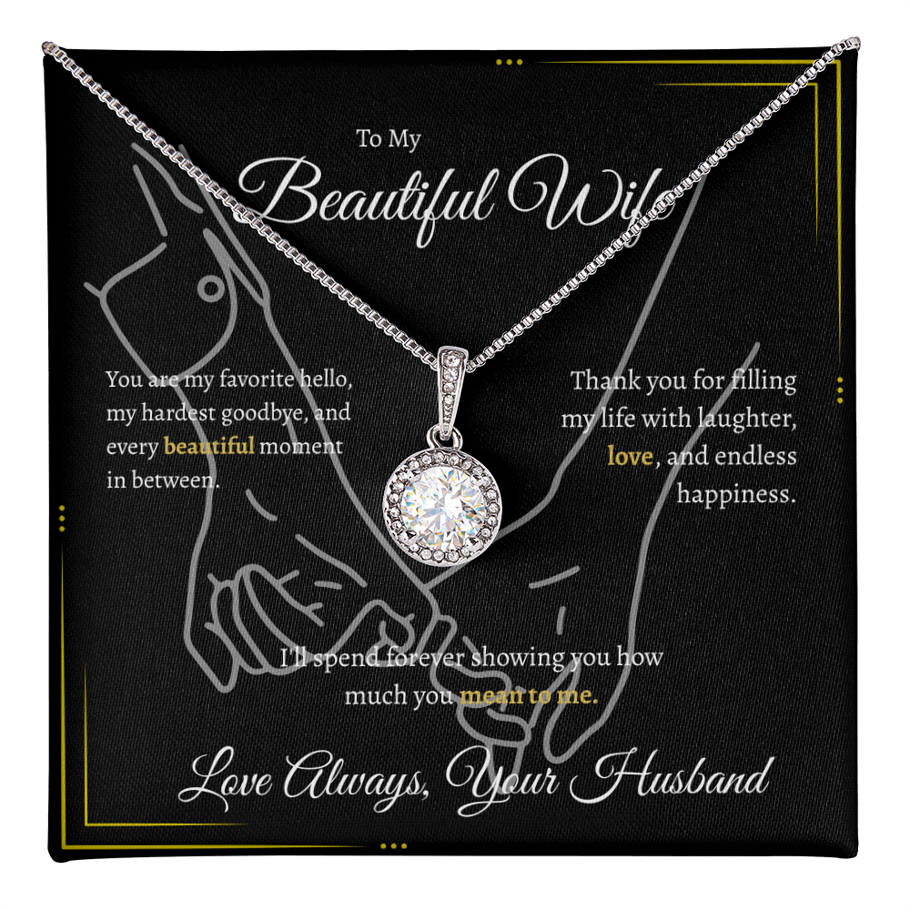 To My Beautiful Wife | Eternal Hope Necklace
