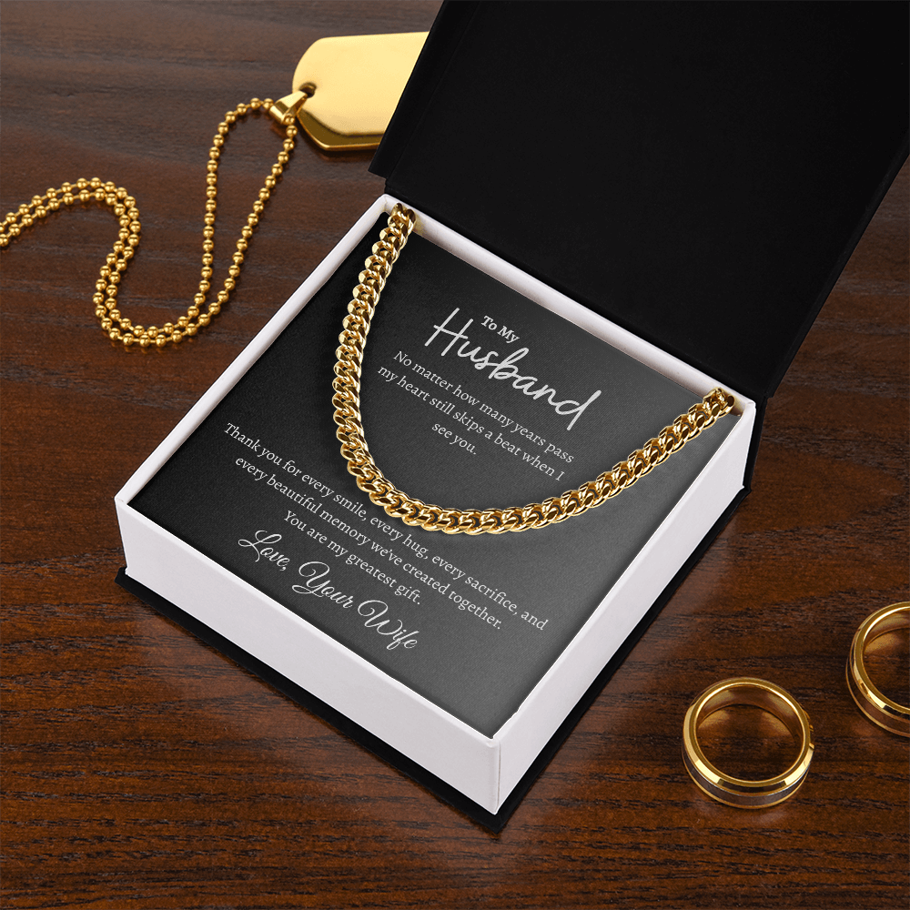 To My Husband | Cuban Link Chain