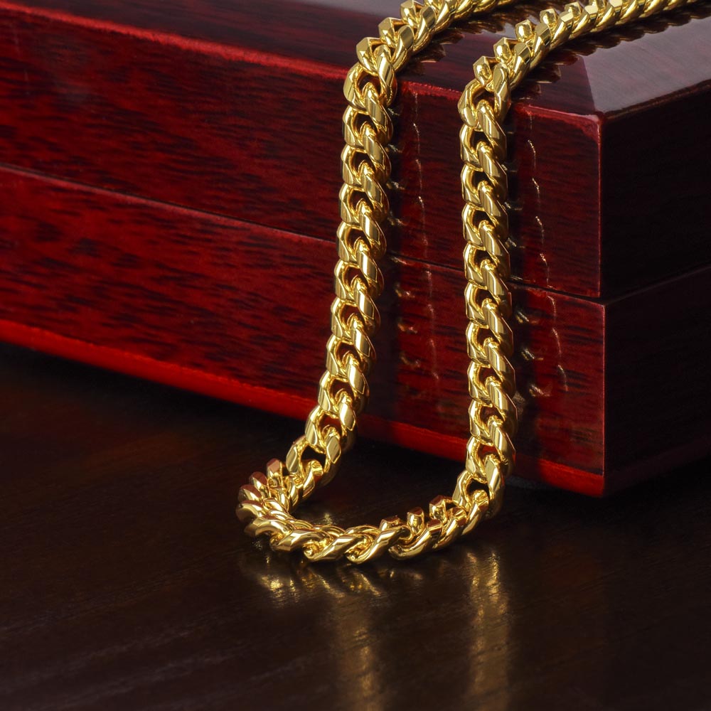 To My Incredible Husband | Cuban Link Chain