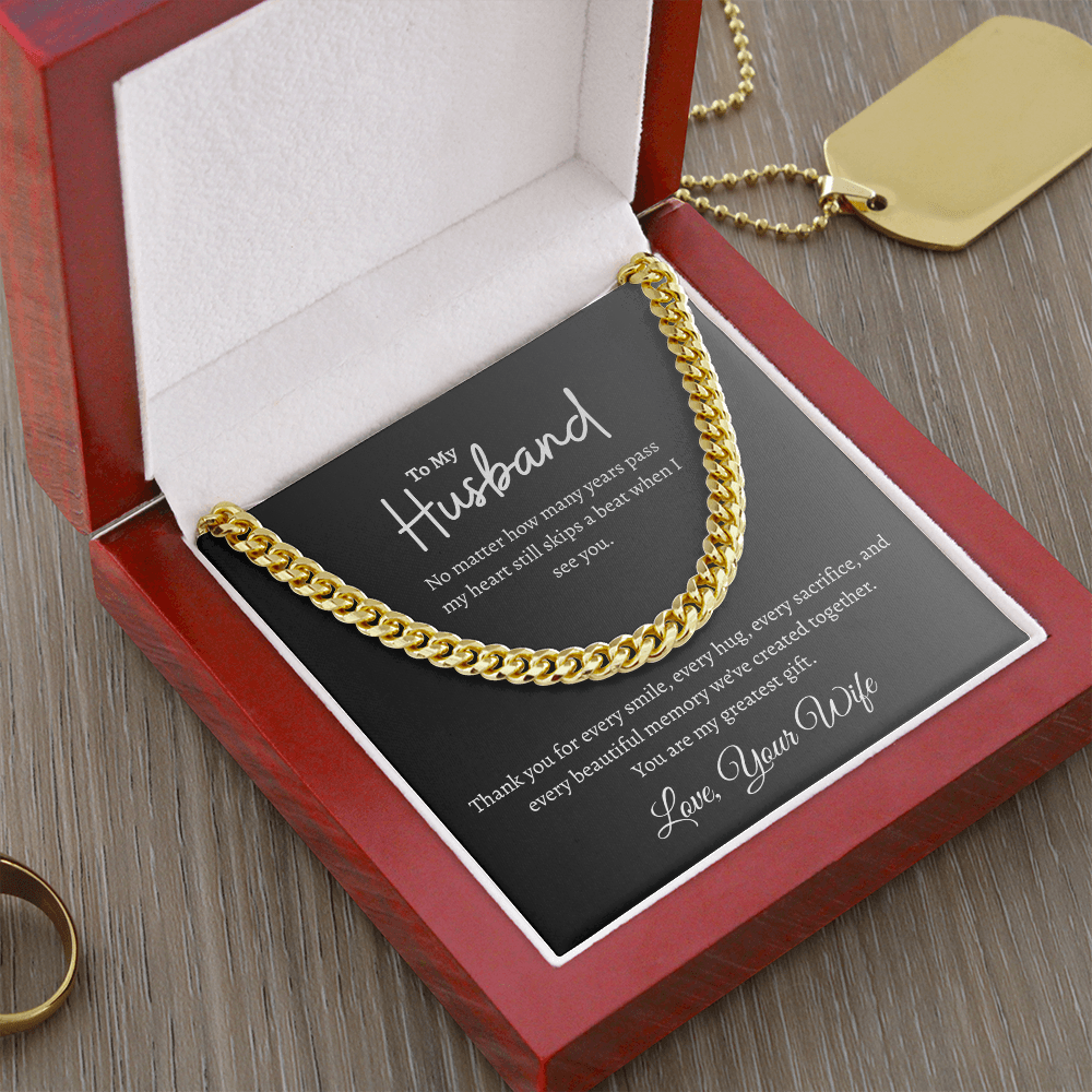 To My Husband | Cuban Link Chain