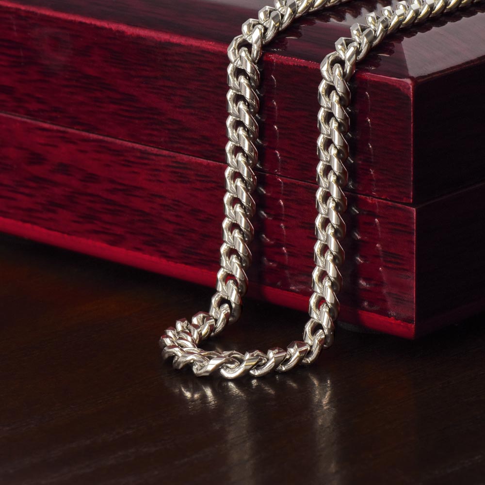 To My Incredible Husband | Cuban Link Chain