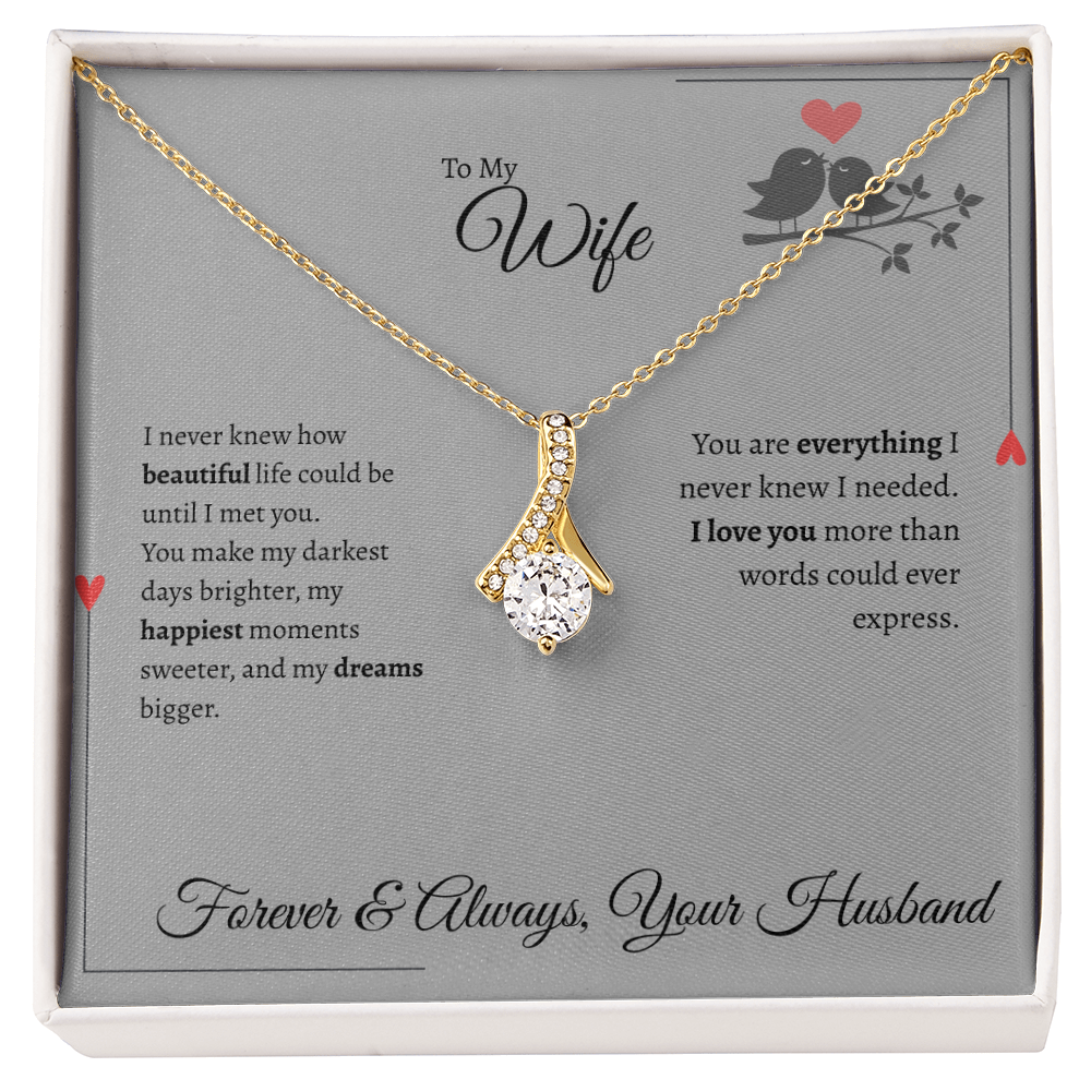 To My Wife | Alluring Beauty Necklace
