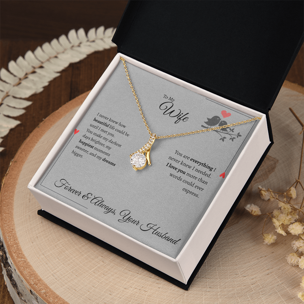 To My Wife | Alluring Beauty Necklace