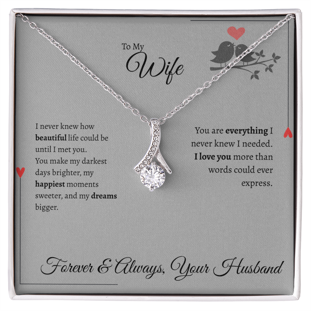 To My Wife | Alluring Beauty Necklace