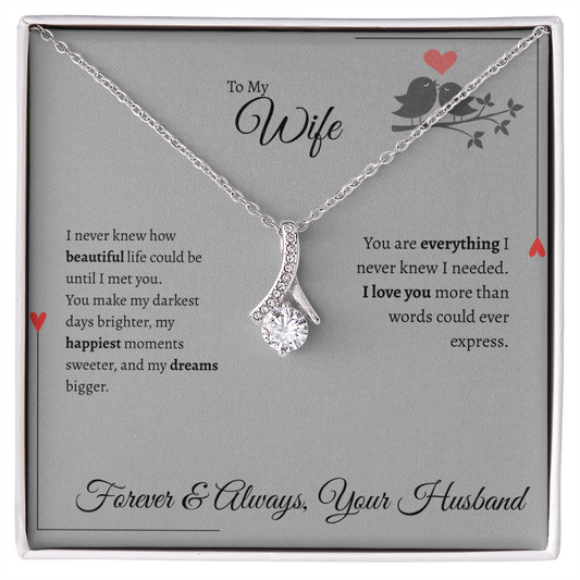 To My Wife | Alluring Beauty Necklace