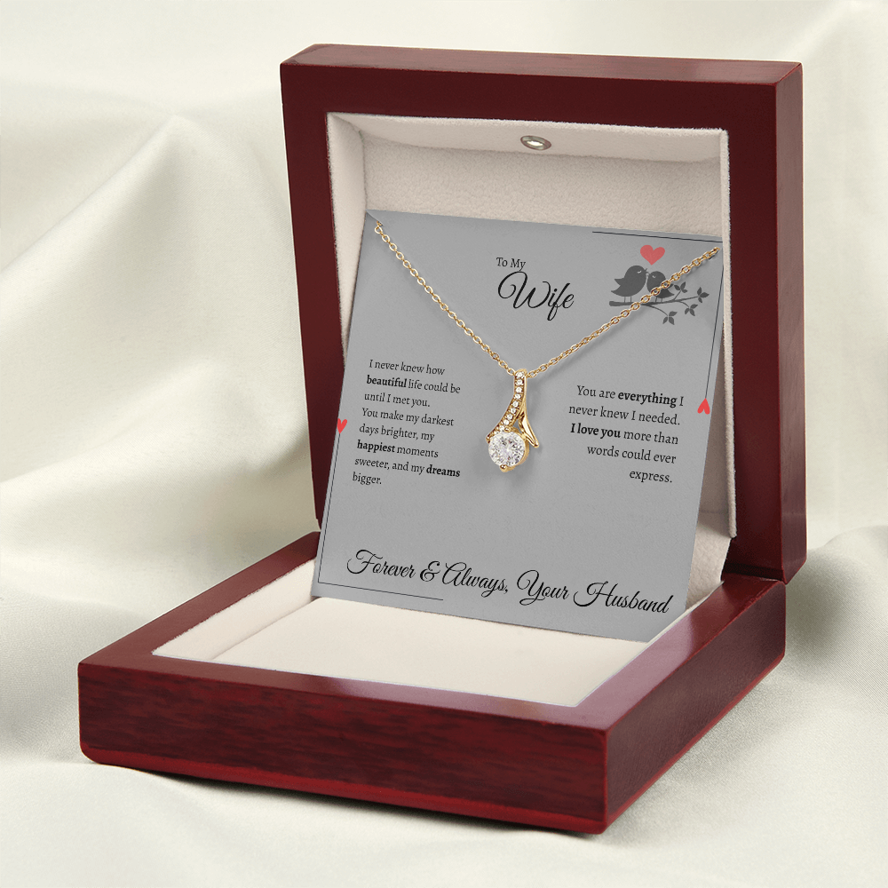 To My Wife | Alluring Beauty Necklace