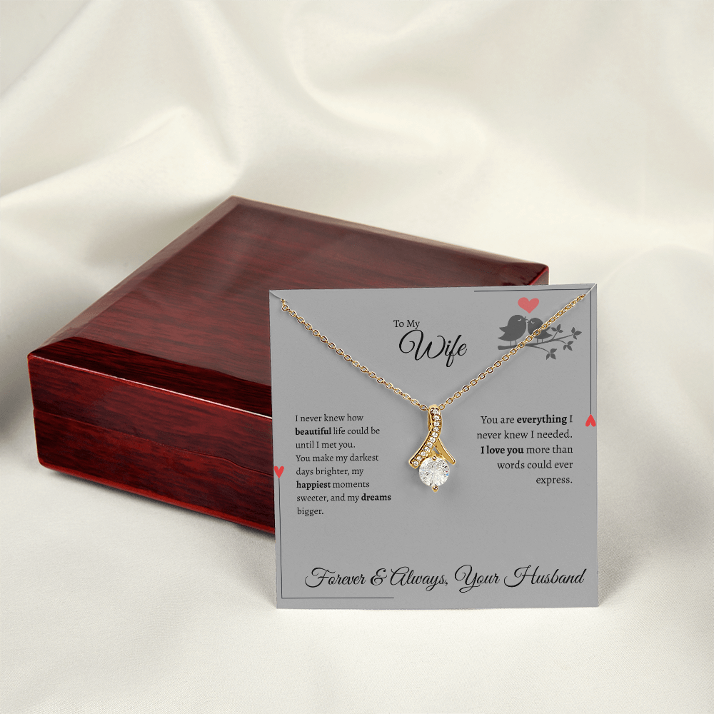 To My Wife | Alluring Beauty Necklace