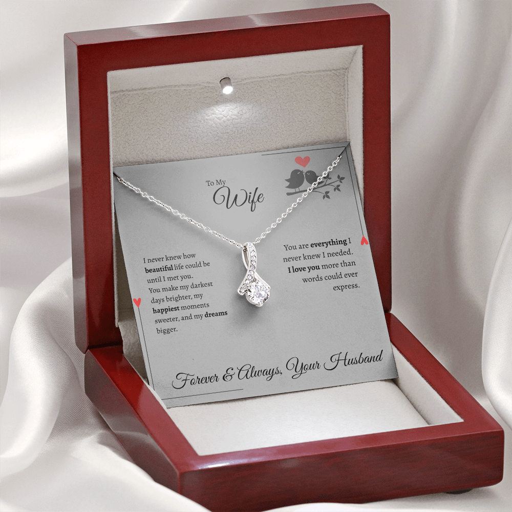 To My Wife | Alluring Beauty Necklace