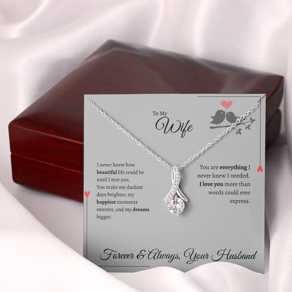 To My Wife | Alluring Beauty Necklace