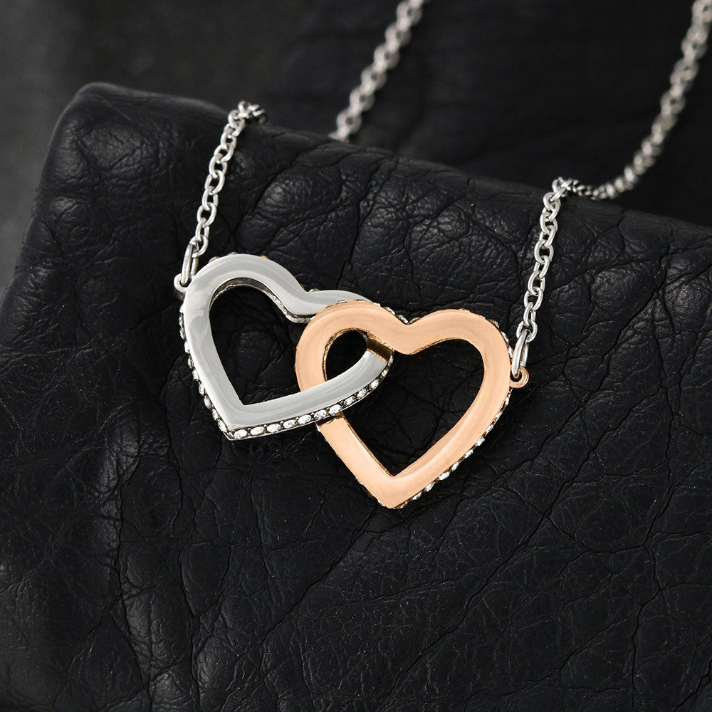 To My Soulmate | Interlocking Hearts Necklace