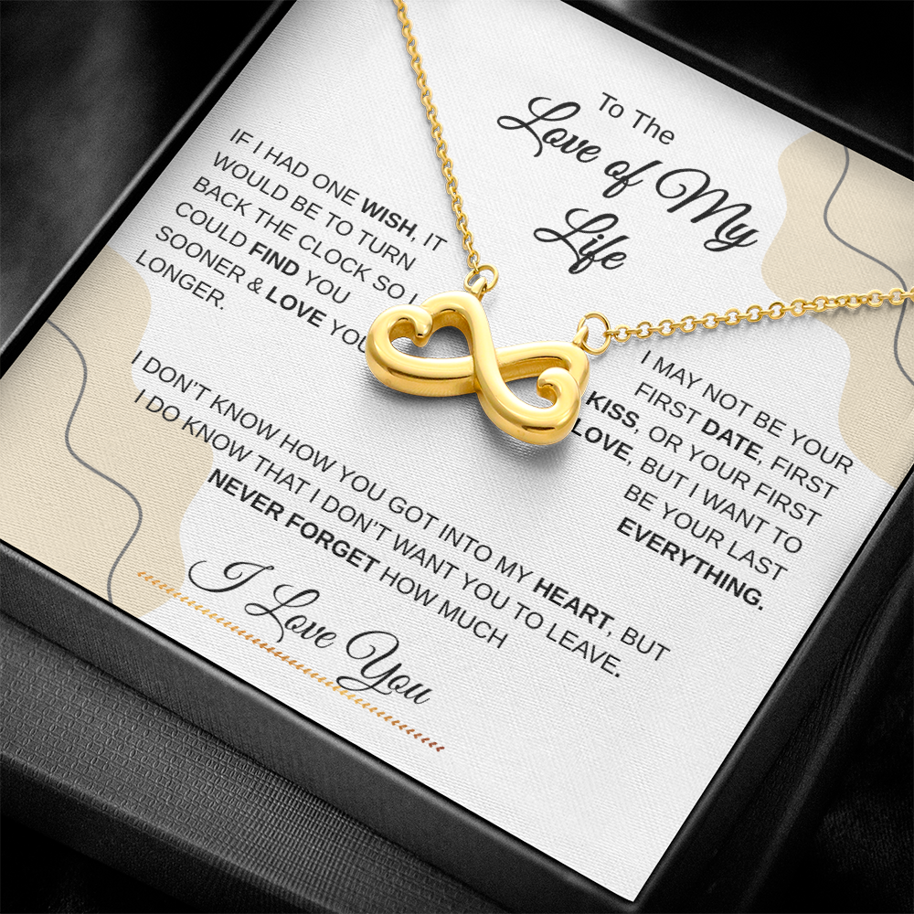 To The Love of My Life | Endless Love Necklace