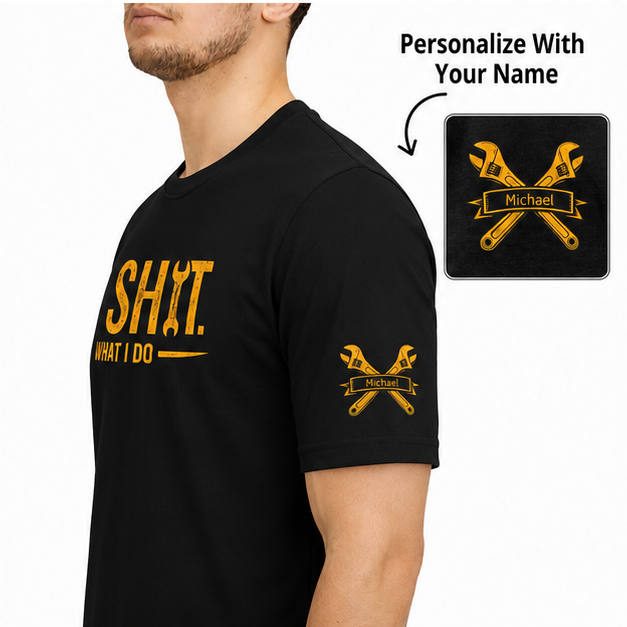 Custom - I Fix Sh!T That's What I Do - Funny Gifts Unisex T-Shirt